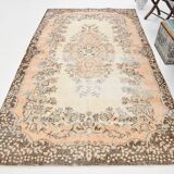6x10 Shades Of Brown Beige Classic Vintage Rug, 174x303Cm SK 5112