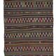 Bohemian Style Handcrafted Vintage Rug 150x 240 cm
