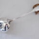 Silver metal ladle