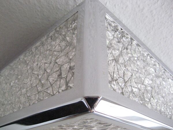 Vintage ceiling lamp, 71 x 71 cm