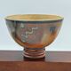 Suzy Atkins Japanese-style bowl on pedestal "the gift of fel"