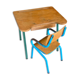 Desk and school chair set