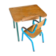 Desk and school chair set
