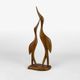Sculpture of a couple of ibises in teak from the 60s