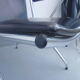 3 armchairs in black leatherette 50s