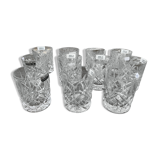 Crystal whisky glasses (x11)