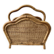 Magazine holder / Pine hutch in rattan, bamboo and canning 70s