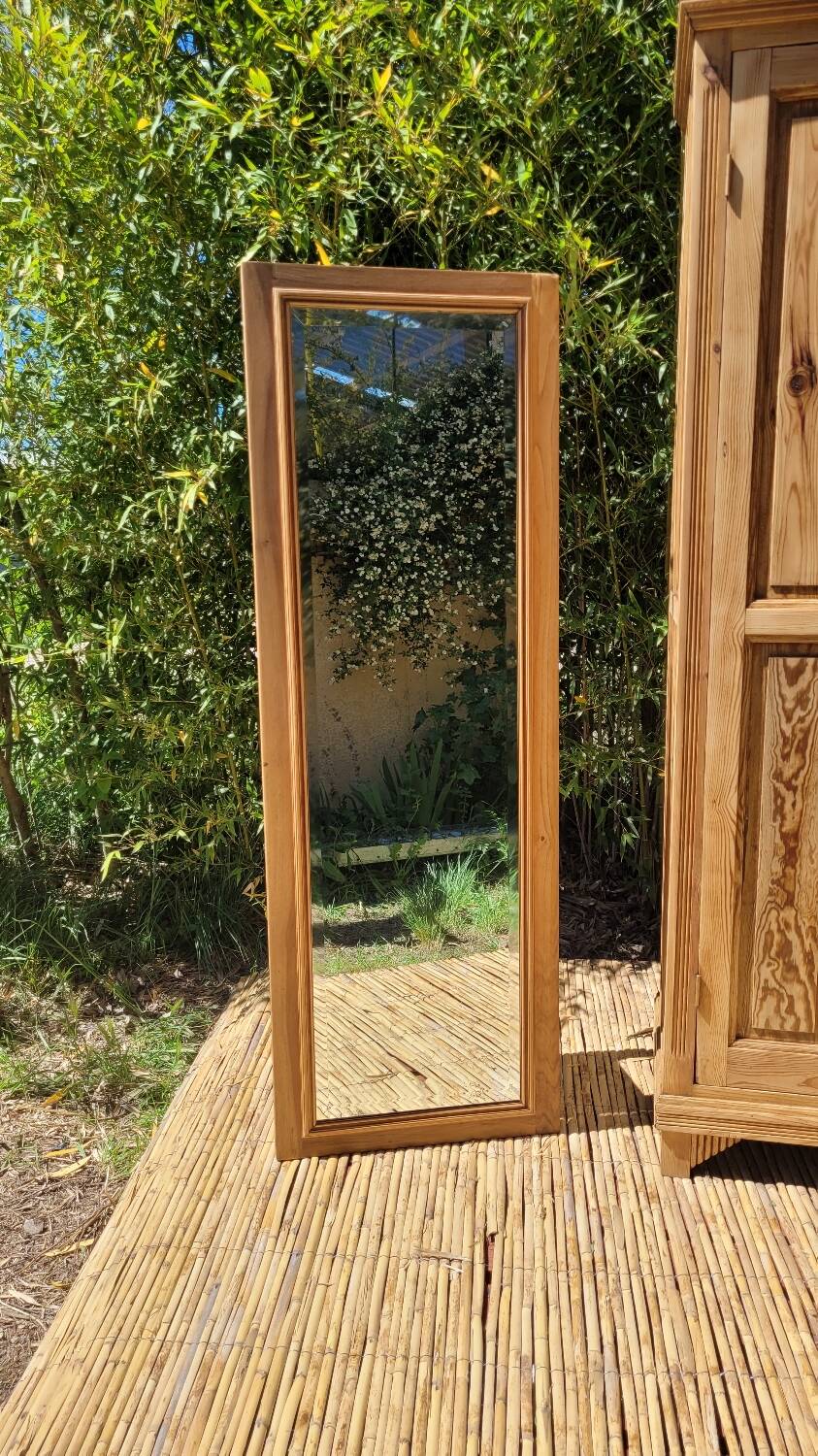 Large renovated antique mirror