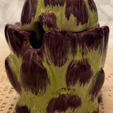 Vintage slip pot and plate