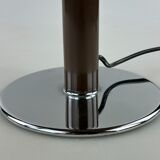 60s 70s table lamp Ingo Maurer Gulp tube lamp chrome metal Space Age
