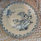 4 flat plates "thistles" from gien