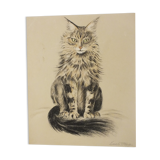 Basile Titoff - Lithograph signed - Orion Chat