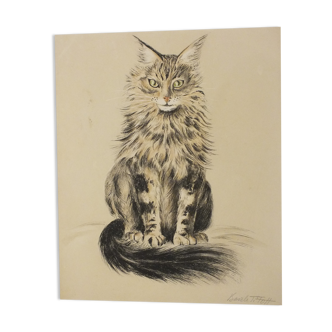 Basile Titoff - Lithograph signed - Orion Chat