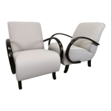 Restored armchairs by Jindrich Halabala