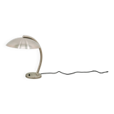 Vintage silver metal bauhaus desk lamp