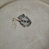 Old opaque plate from Sarreguemines
