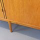 Vintage oak wardrobe from the 1960s.