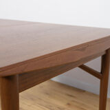 Mid-century extendable teak dining table from everest, 1960s