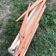 Wooden designer travel cot