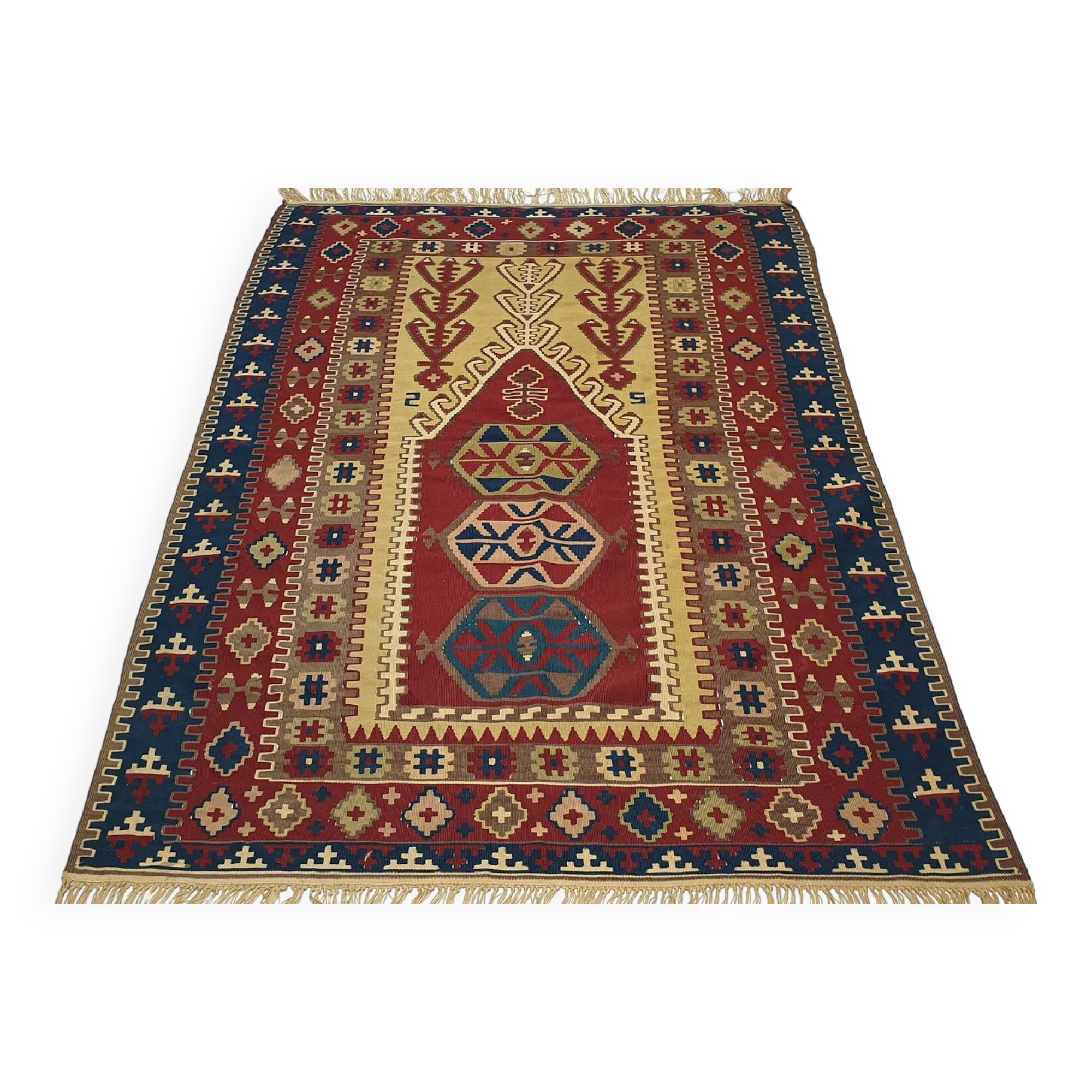 Turkish kilim rug, 170x114 cm, MYK-818