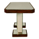 Mirror table from 1940 with two legs.