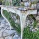 Wall console in painted, carved and molded wood in Louis XV style.