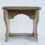 Small renovated solid wood bench