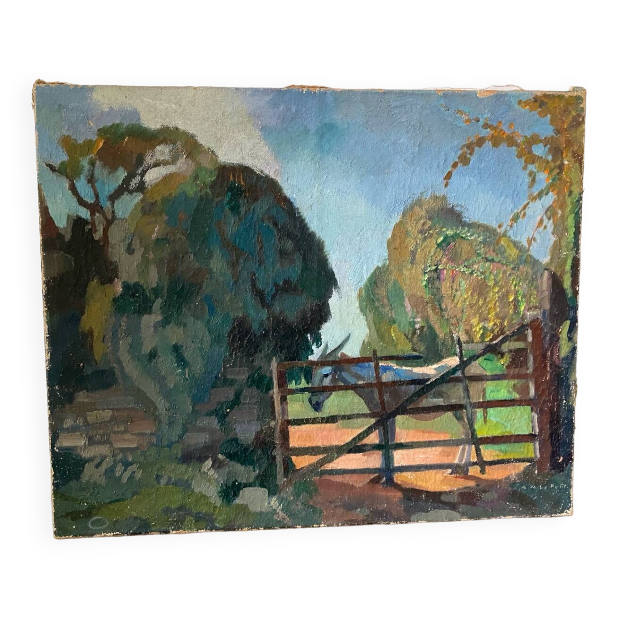 Landscape signed 20th century school
