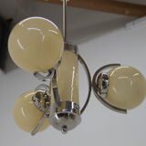 Art deco chandelier, 1930s, restored