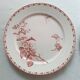 Lot of 2 Antique Plates Sarreguemines Model Carmen Red (Li)