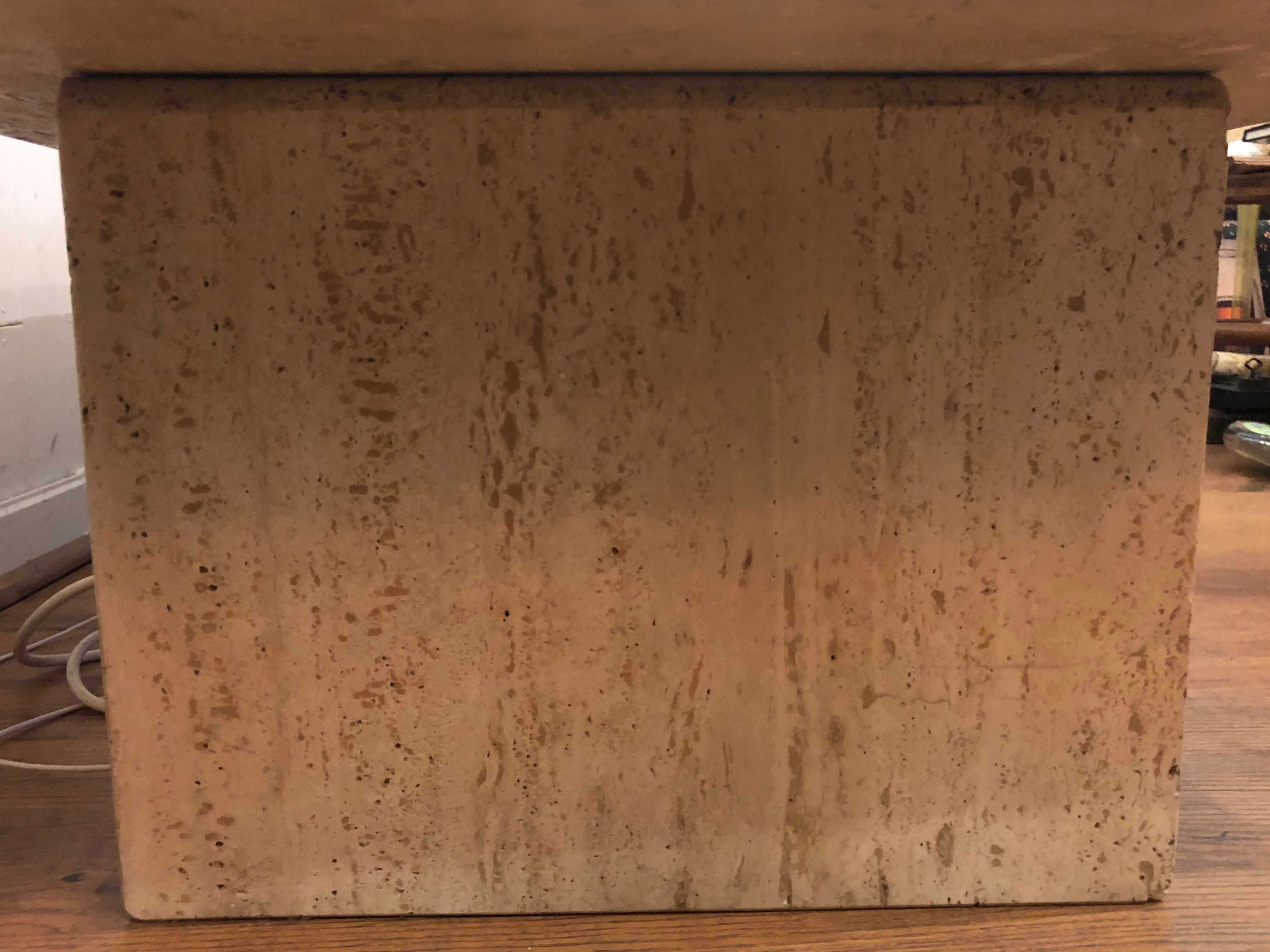 Coffee table travertine