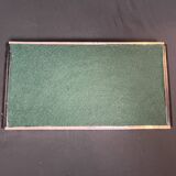 Art Deco, gouache tray under glass, black wood handles, circa 1930