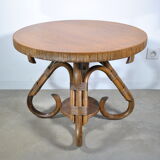Rattan coffee table year 70