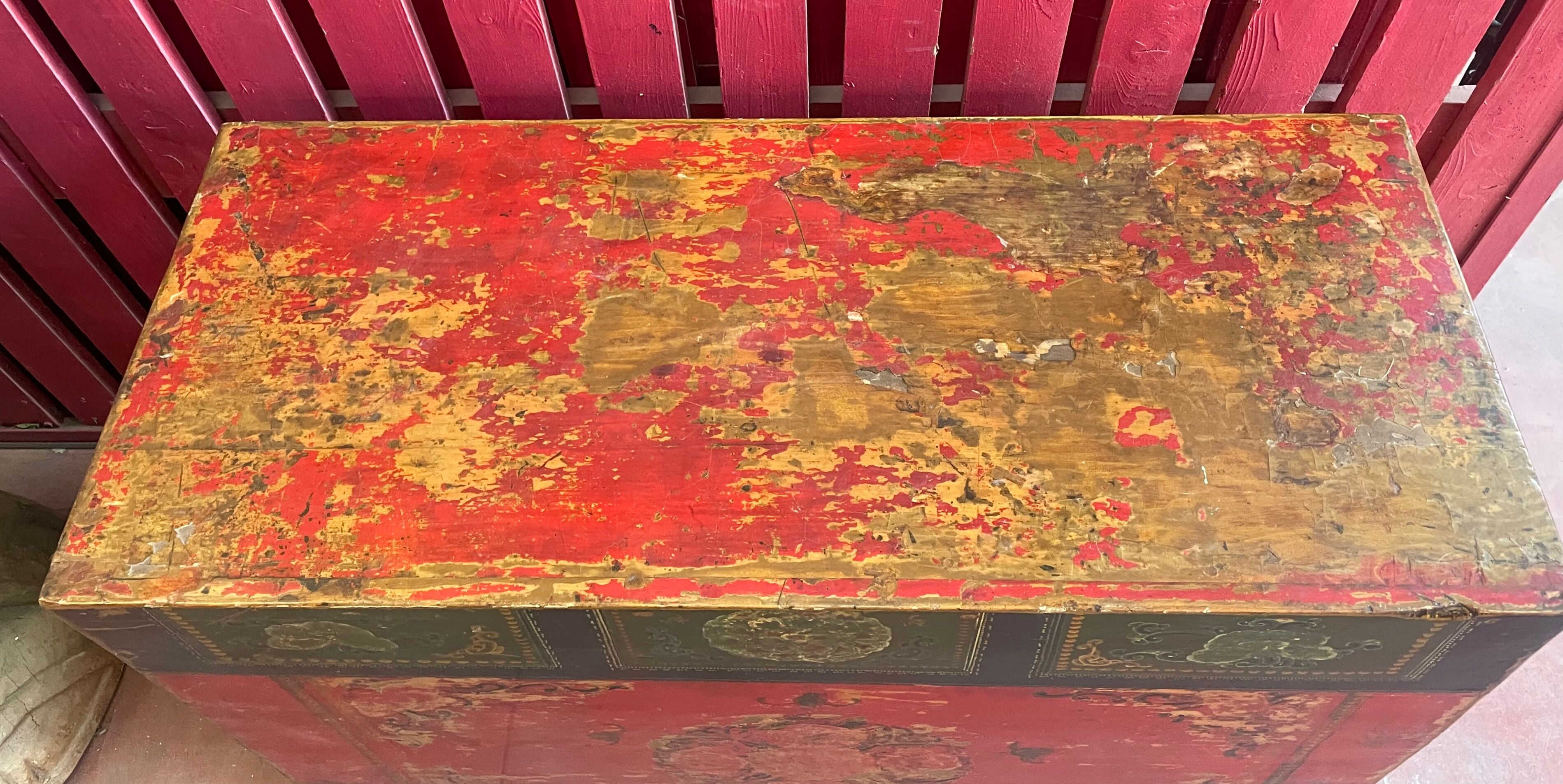 Drapeau Enseigne Rouge Ancien - Début XIXème Siècle - Rare