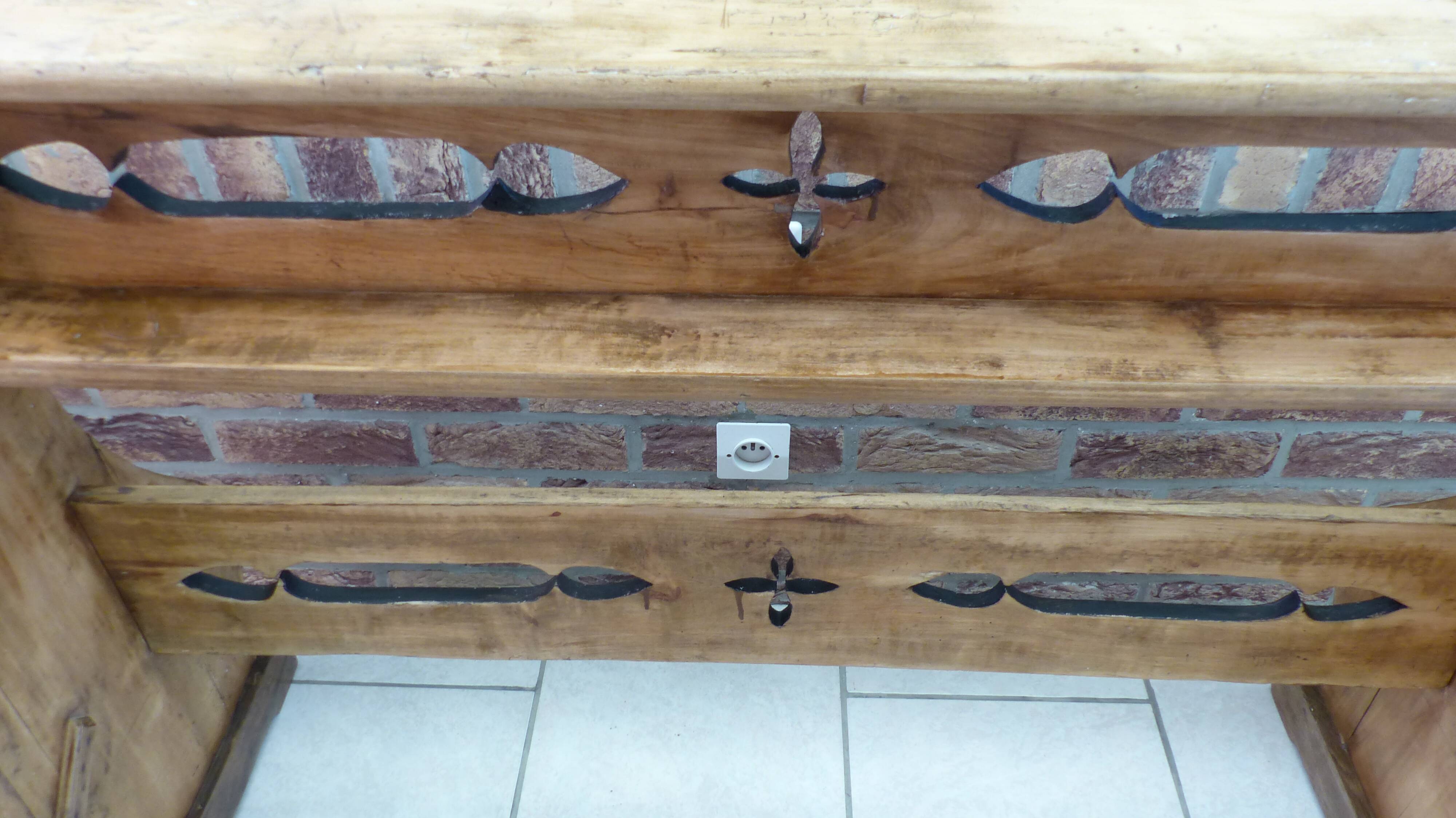 Old church pew