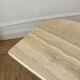 Travertine coffee table