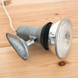 Set of three industrial wall lamps. Spain, 1960s