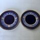 HB Quimper earthenware lunch pair