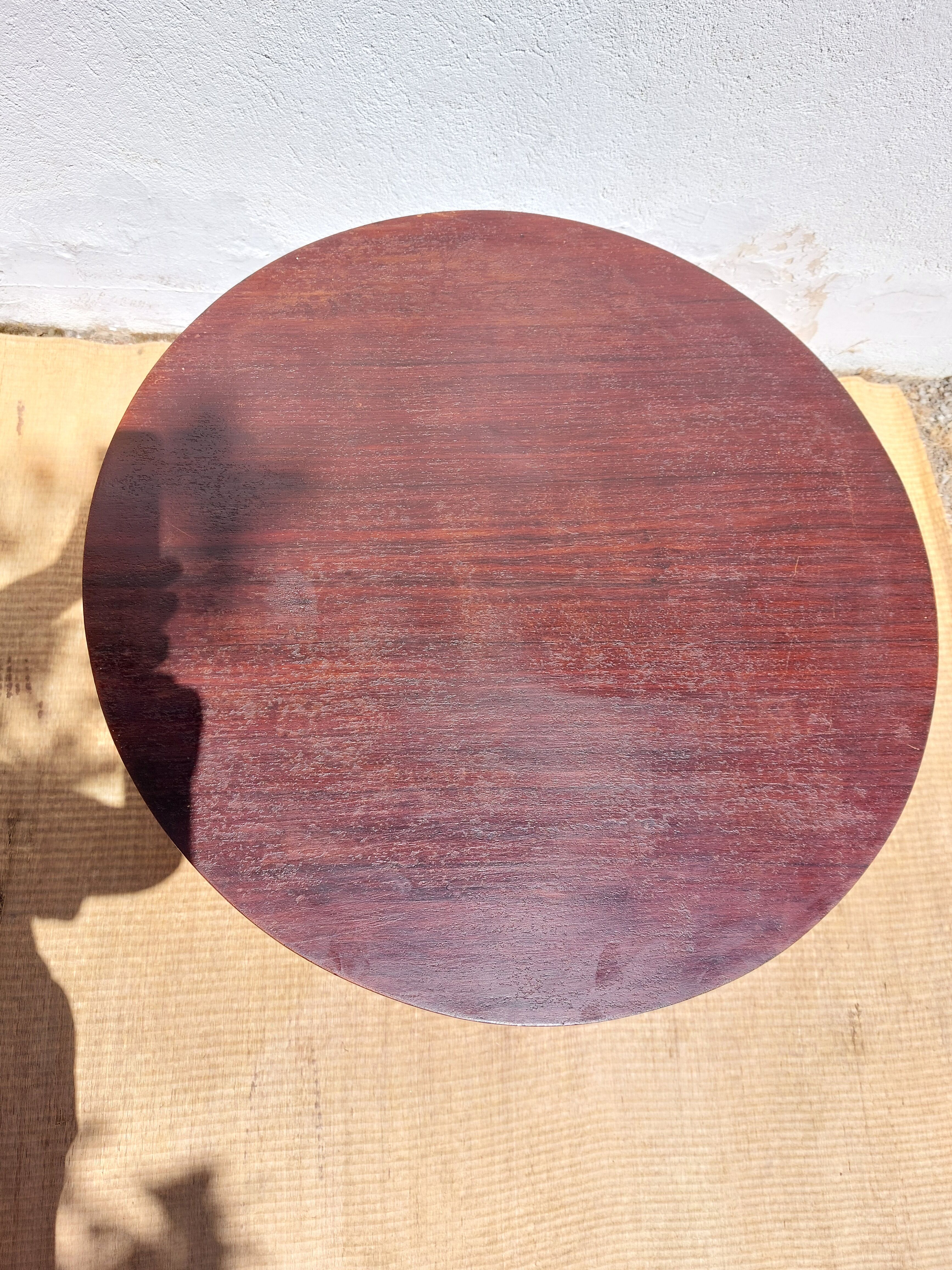 round pedestal table, Art Deco