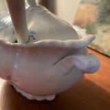 Sausage and its ladle -Semi-porcelain iron earth BOOTHS Staffordshire England