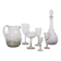Spanish Blown Glass Tableware Set, 1940s, Set of 62