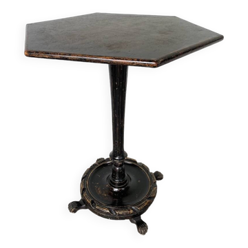 1900 lion paw pedestal table