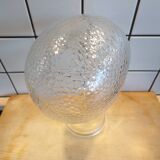 Vintage Clear Glass Hat Head