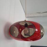 Vintage UFO red pendant lamp Luigi Colani
