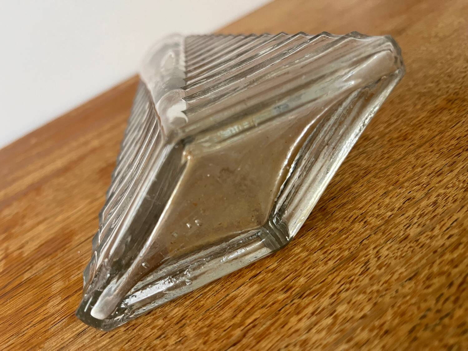 Art Deco glass bottle