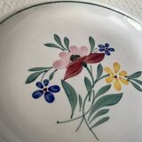 Fabiola Digoin Sarreguemines deep plates from the 50s