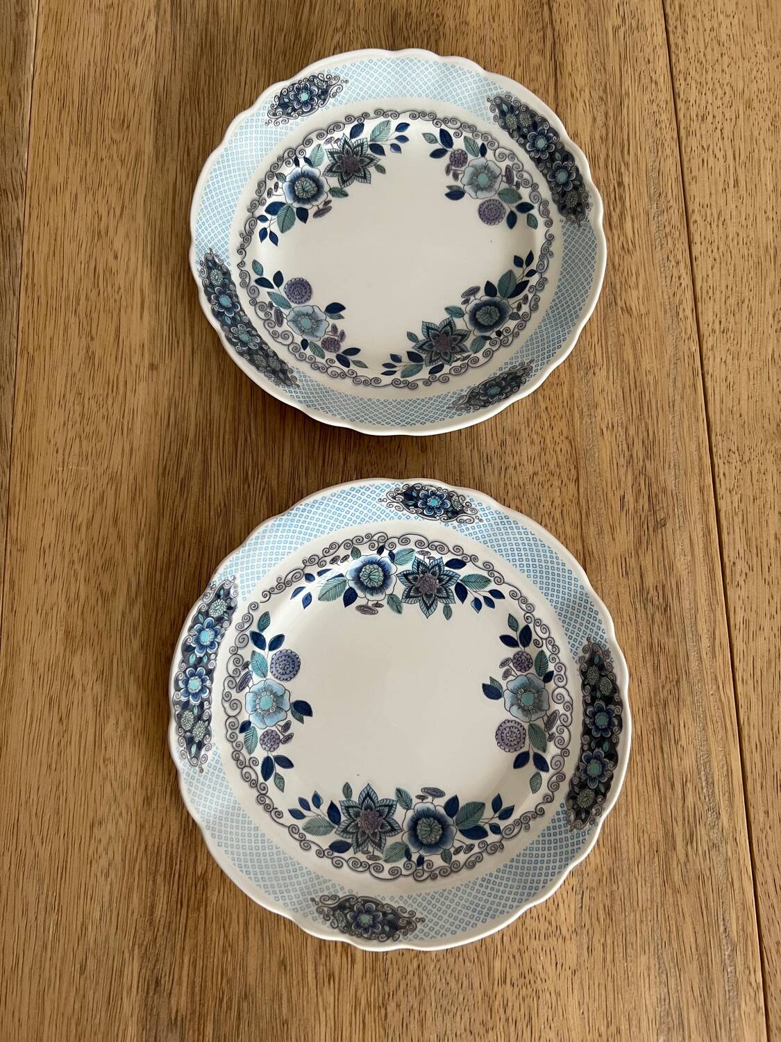 10 dessert plates 1960 Manufacture Pontesa