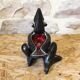 Glazed ceramic ashtray in the shape of a bird.