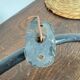 Wrought iron wall sconce