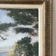 Mediterranean landscape, sea view, oil on canvas signed